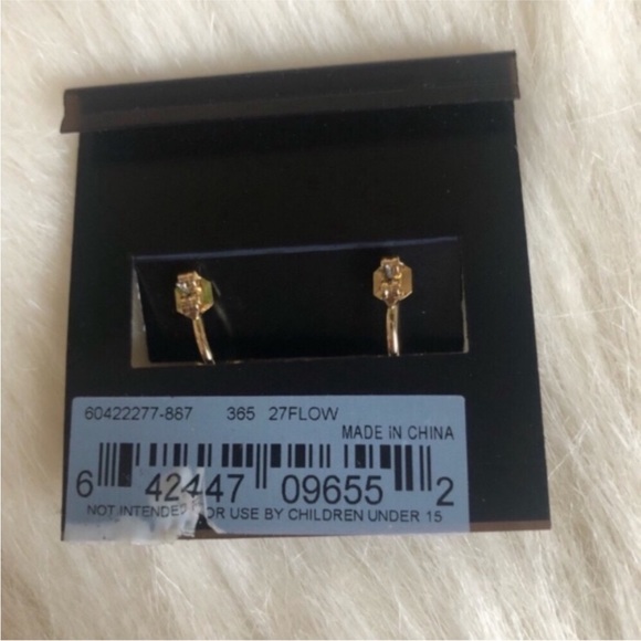 NWT Anne Klein Flower Floater Earrings - Picture 2 of 2